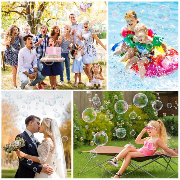 Bubble Machine Stand Automatic Bubble Maker with Night Light and Music Outdoor Vertical Bubbles Machine for Wedding Birthday
